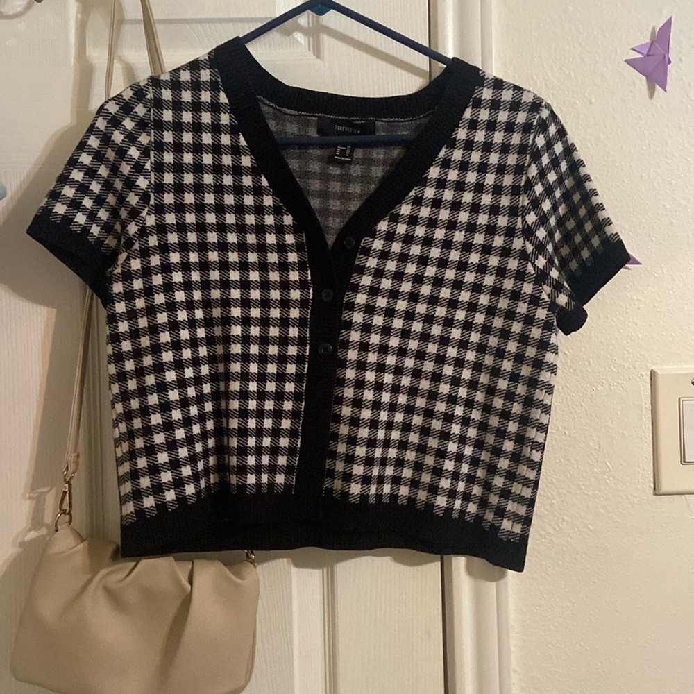 Checkered Button Up